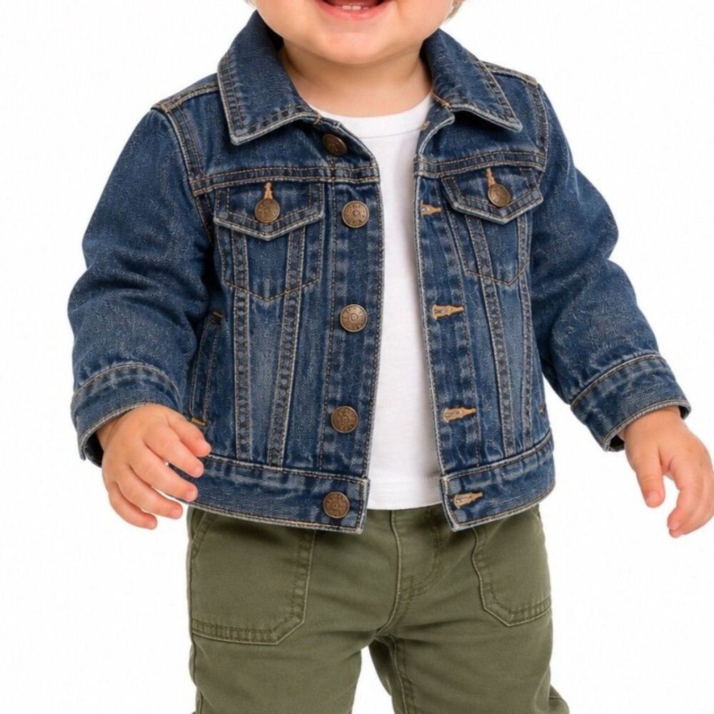 🔥5 for $30🔥 GAP Boys Insulated Jean Jacket | Size 6-12M